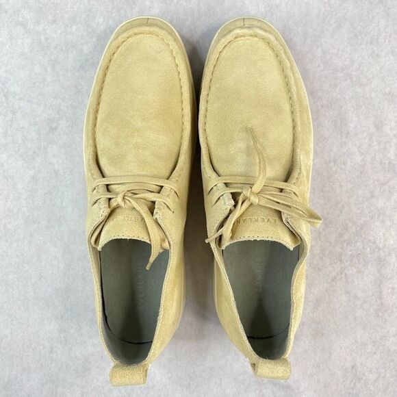 Everlane Shoes Mens Size 7 Beige The Desert Shoe Suede Leather Lace Up Loafer main image 13